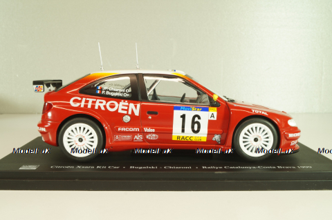 Citroen Xsara Kit Car WRC #16 Rally Catalunya-Costa Brava 1999, Bugalski/Chiaroni, G113U032, WRC Collection, Hachette 1:24
