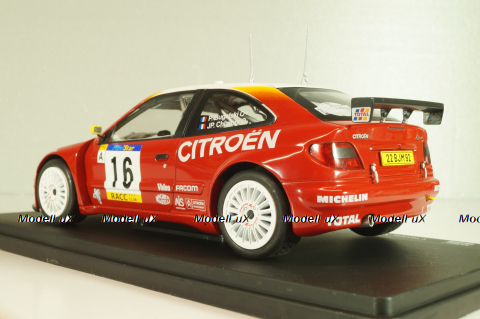 Citroen Xsara Kit Car WRC #16 Rally Catalunya-Costa Brava 1999, Bugalski/Chiaroni, G113U032, WRC Collection, Hachette 1:24