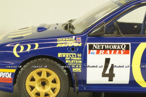 Subaru Impreza WRC #4 Rally GB 1995, McRae/Ringer, G113U066, WRC Collection #66, Hachette 1:24 Уценка!