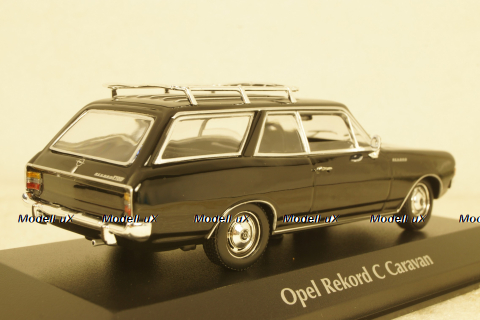 Opel Rekord C Caravan 1969, black, 940046111, Maxichamps 1:43