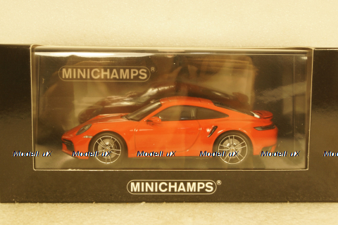 Porsche 911 (922) Turbo S 2020, Orange, 410069476, Minichamps 1:43
