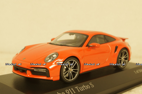 Porsche 911 (922) Turbo S 2020, Orange, 410069476, Minichamps 1:43