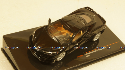Chevrolet Corvette C8 2020 black, MOC304, IXO 1:43