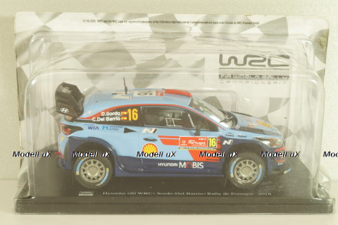 Hyundai i20 WRC #16 Rally de Portugal 2018, Sordo/De Barrio, WRC Collection, Hachette 1:24 Уценка!