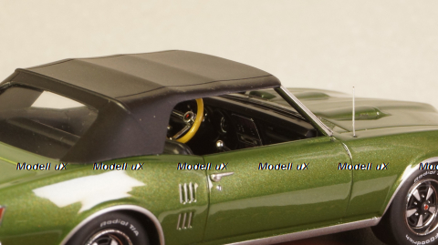 Pontiac Firebird 400 cabriolet closed 1968, green, GLM191004, GLM Models 1:43