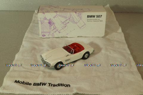 BMW 507 1956, white MT00001, Schuco 1:43