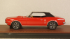 Pontiac Firebird 400 cabriolet closed 1968, red, GLM Models 1:43