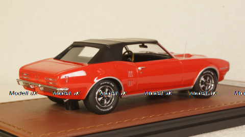 Pontiac Firebird 400 cabriolet closed 1968, red, GLM Models 1:43