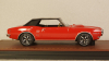 Pontiac Firebird 400 cabriolet closed 1968, red, GLM Models 1:43