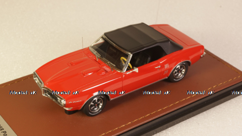 Pontiac Firebird 400 cabriolet closed 1968, red, GLM Models 1:43