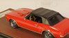 Pontiac Firebird 400 cabriolet closed 1968, red, GLM Models 1:43
