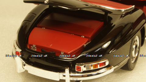 Mercedes 300 SL Roadster (W198) 1957 Black, 180039036, Minichamps 1:18