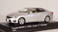 Toyota Mark X 250G F Package silver, Late Version, 03637S2, Kyosho 1:43