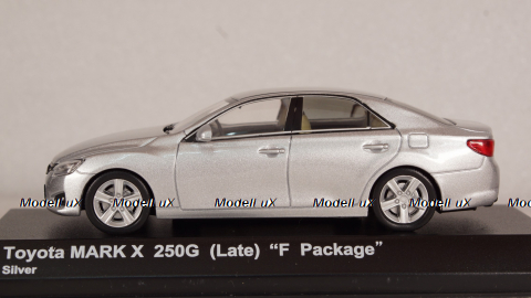 Toyota Mark X 250G F Package silver, Late Version, 03637S2, Kyosho 1:43