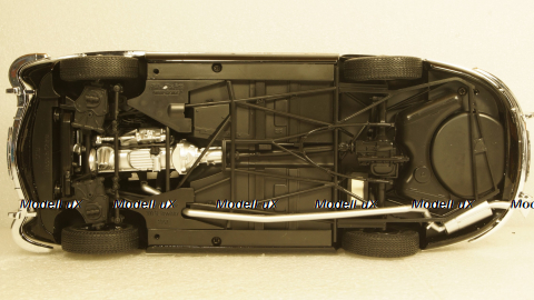 Mercedes 300 SL Roadster (W198) 1957 Black, 180039036, Minichamps 1:18