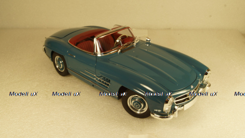 Mercedes 300 SL Roadster (W198) 1957 Blue, 180039035, Minichamps 1:18