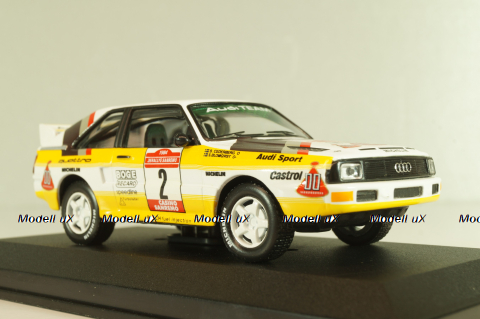 Audi Sport Quattro #2 Rally Sanremo 1984, S.Biomqvist/B.Cederberg, Altaya 1:43