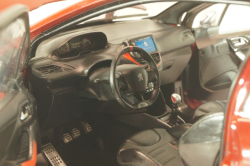 Peugeot 208 GTI 2013, red, 184700, Norev 1:18