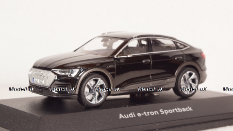 Audi E-tron Sportback black, IScale 1:43
