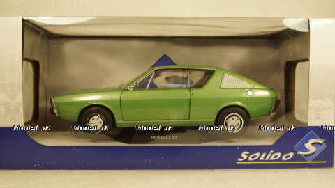 Renault R17 1976 green metallic, S1803701, Solido 1:18