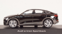 Audi E-tron Sportback black, IScale 1:43