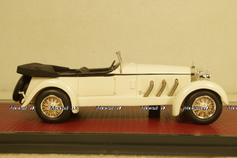 Mercedes 680S Tourer Sindelfingen white open 1927, MX51302-151, Matrix 1:43