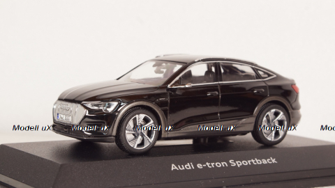 Audi E-tron Sportback black, IScale 1:43