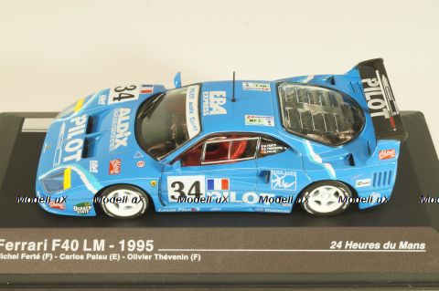 Ferrari F40 #34 24H LeMans 1995, M.Ferte/C/Palau/O.Thevenin, Altaya 1:43