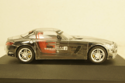 Mercedes SLS AMG ToyFair Nürnberg 2017, silver, IXO 1:43