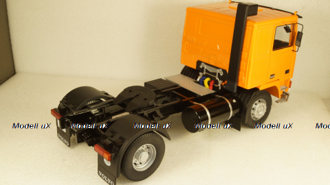 Volvo F10, orange/blue, Deutrans, 1977, RK180035, Road Kings 1:18