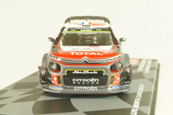 Citroën C3 WRC #8 Rally Monte-Carlo 2017, Stephane Lefebvre/Gabin Moreau, Monte-Carlo Official Collection #8, Altaya 1:43