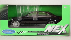 Mercedes S500 S-Klasse (W222) Black, 24051, Welly 1:24