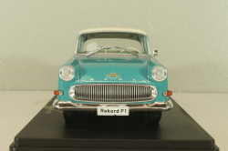 Opel Olympia Rekord PI 1957, green/white, G1648002, Hachette 1:24