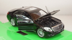 Mercedes S500 S-Klasse (W222) Black, 24051, Welly 1:24