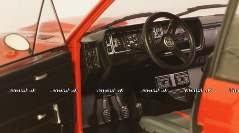 Fiat 131 Abarth 1980 red, 1806002, Solido 1:18