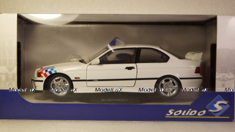 BMW M3 Coupe (E36) 1990, white, 1803903, Solido 1:18