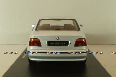 BMW 530d (E39) Sedan 1997, silver, 181051, KK-Scale 1:18