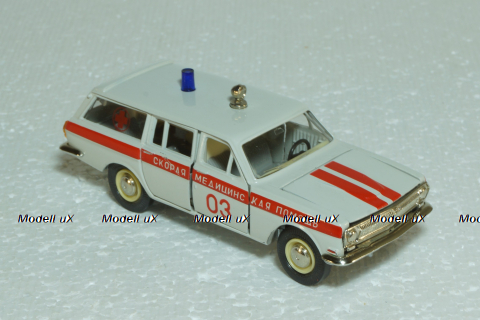 Газ-2402 Волга, А24, Скорая медицинская помощь, Тантал/Радон 1:43
