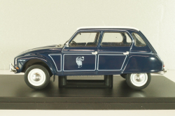 Citroen Dyane Caban dark blue/white roof, G111V020, Hachette 1:24 