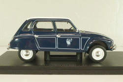 Citroen Dyane Caban dark blue/white roof, G111V020, Hachette 1:24 