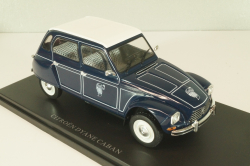 Citroen Dyane Caban dark blue/white roof, G111V020, Hachette 1:24 