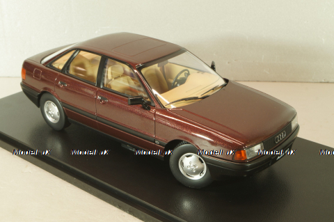 Audi 80 B3 Sedan 1986, darkred-metallic, T9-1800344, Triple9 1:18