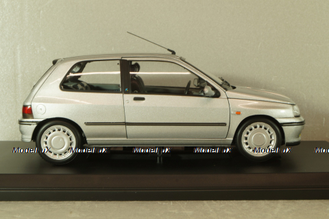 Renault Clio 16S 1992, grey met, 185256, Norev 1:18