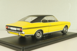 Opel Commodore A GS/E Coupe 1970, yellow/black, G1648004, Hachette 1:24
