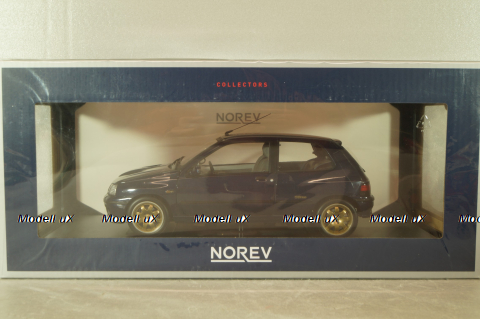 Renault Clio Williams 1993, blue, 185230, Norev 1:18