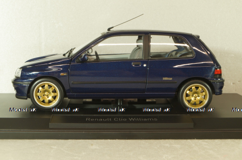 Renault Clio Williams 1993, blue, 185230, Norev 1:18