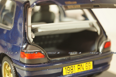 Renault Clio Williams 1993, blue, 185230, Norev 1:18