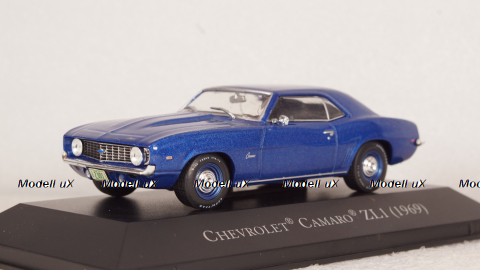 Chevrolet Camaro ZL1 1969, blue, American Cars №31, Altaya 1:43