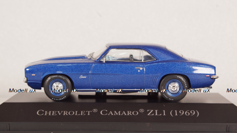 Chevrolet Camaro ZL1 1969, blue, American Cars №31, Altaya 1:43
