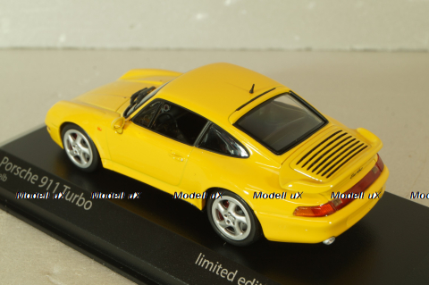 Porsche 911 (993) Turbo 1995, yellow, 943069205, Minichamps/Maxichamps 1:43